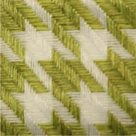 220-19 Siah Hoe Premium Mustard Yellow Abstract Embroidered Yarn Fabric