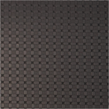 2287 Siah Hoe Dark Grey Checkered Pattern Fabric