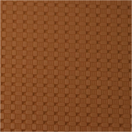 2288 Siah Hoe Brown Checkered Pattern Fabric