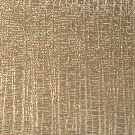 3771 Siah Hoe Grid Embossed Beige Leather Fabric