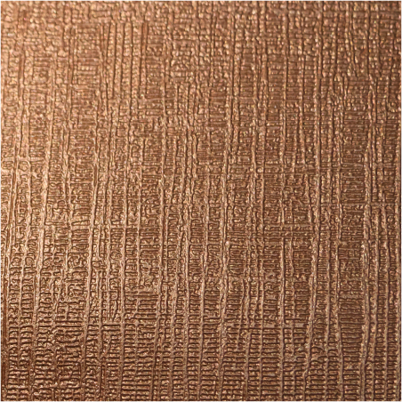 5773 Siah Hoe Grid Embossed Sepia Brown Leather Fabric
