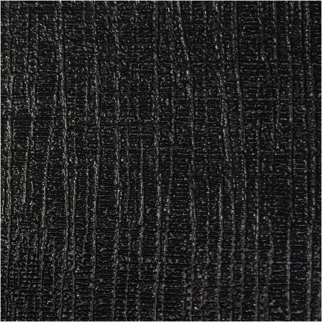 6770 Siah Hoe Grid Embossed Black Leather Fabric
