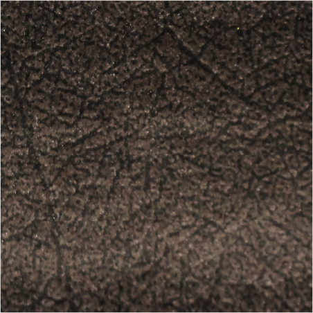 731-14 Siah Hoe Dark Brown Crackled Leather Texture Fabric
