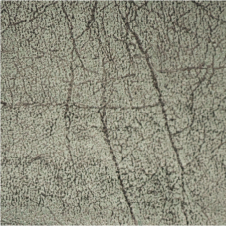 731-16 Siah Hoe Grey Crackled Leather Texture Fabric