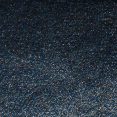 731-21 Siah Hoe Navy Blue Suede Grain Fabric