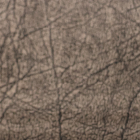 731-3 Siah Hoe Ash Brown Crackled Leather Texture Fabric