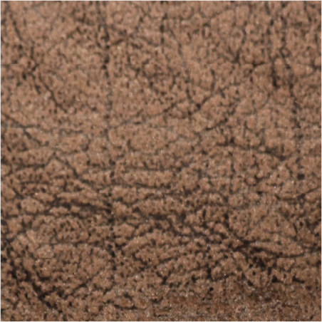 731-5 Siah Hoe Milk Chocolate Crackled Leather Texture Fabric