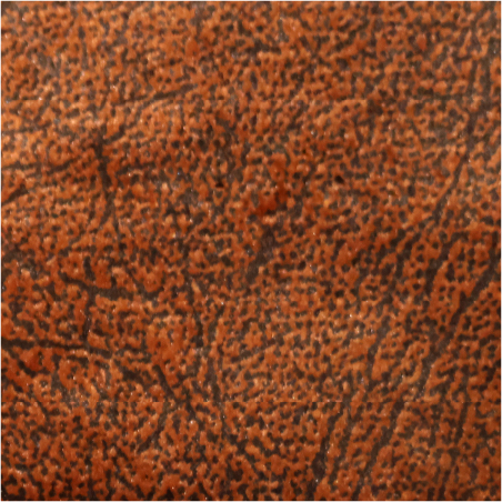731-7 Siah Hoe Chestnut Brown Crackled Leather Texture Fabric
