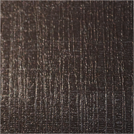 7773 Siah Hoe Grid Embossed Dark Taupe Brown Leather Fabric