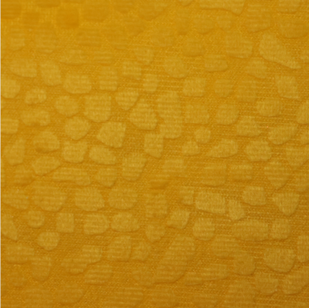 Apricot-06 Siah Hoe Mustard Yellow Leopard Patterned Fabric