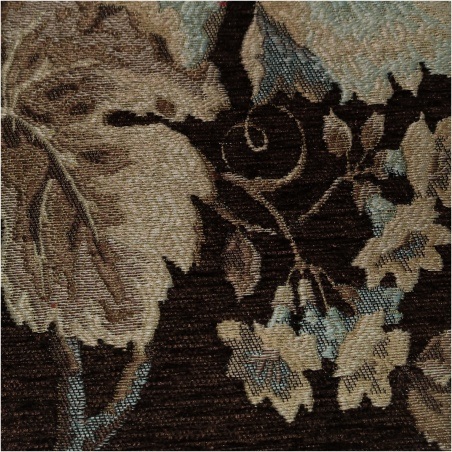 14571-2 Brown Siah Hoe Batik Floral Scheme